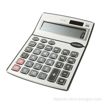 Two Power 12-Digit Desktop Calculator with Logo